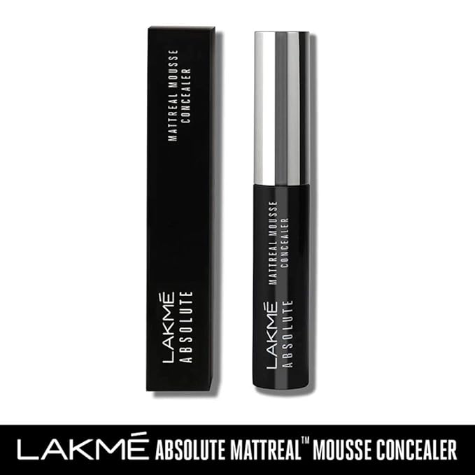 Lakme Absolute Mattereal Mousse Concealer, Walnut, 9 g