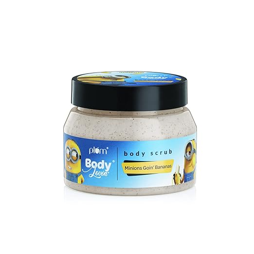 Plum BodyLovin’ Minions Goin’ Bananas Body Scrub | Skin Polishing | Nourishing | Bananas Fragrance | All Skin Types