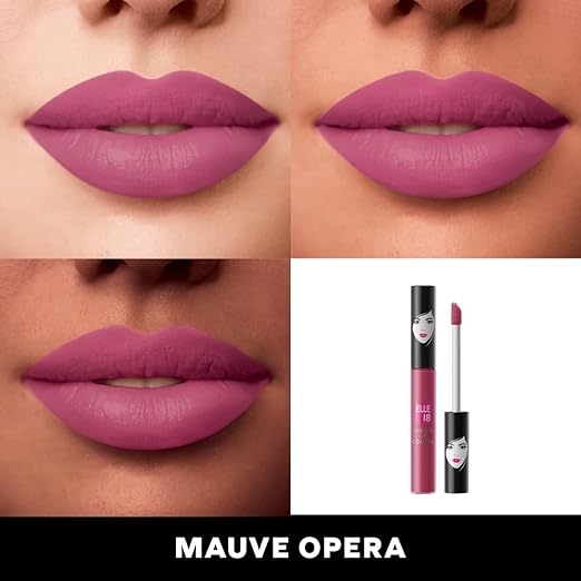 ELLE 18 Liquid Lip Color Matte Finish-Mauve Opera