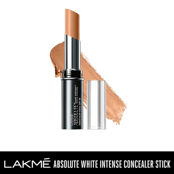 Lakme Absolute White Intense SPF 20 Concealer Stick, Honey 05, 3.6 g