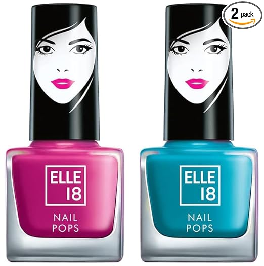 ELLE 18 NAIL POPS 194 5ML & ELLE 18 NAIL POPS 196 5ML Combo