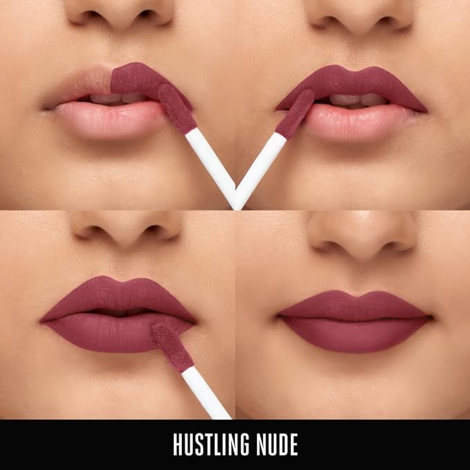 Lakmé 9to5 Primer + Matte Liquid Lip Color MB1 Hustling Nude