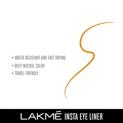 Lakme Insta Eye Liner, Golden, Glitter Finish