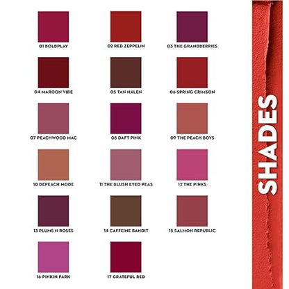 SUGAR Cosmetics Matte Attack Lipstick for Women | Transferproof & Smudgeproof | Lasts upto 12hrs | Enriched With Jojoba Oil | 2gm - Red Zeppelin