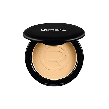 L’Oréal Paris High Coverage Compact Powder, Matte-Finish, Lightweight & Blendable, Compact Face Makeup, With SPF 32 & PA +++, Infallbile 24h Oil Killer, 95 Light Linen, 6g