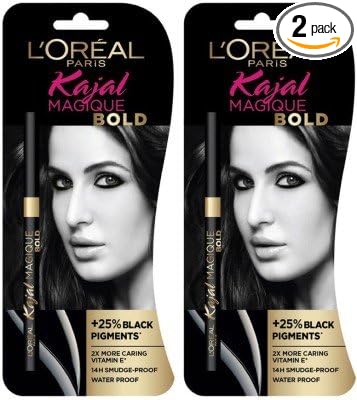 Pack of 2 L'Oreal Paris Kajal Magique 0.35 g(Bold) combo