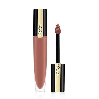 L'Oréal Paris Lipstick, Liquid Format with Matte Finish, Oil-In-Water Formula, Breathable and Lightweight Feel, Non-Flaking, Colour: 143 I Liberate, 7ml