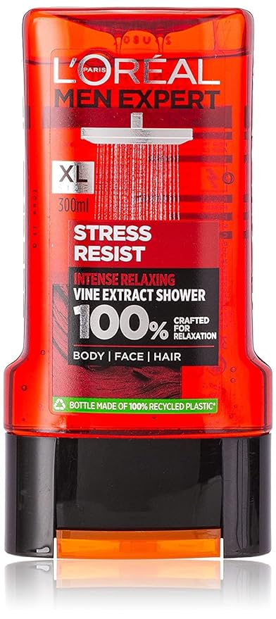 L'Oreal Paris Men Expert Stress Resist Vine Extract Shower Gel, 300ml