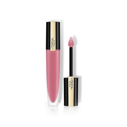 L'Oréal Paris Lipstick, Liquid Format with Matte Finish, Oil-In-Water Formula, Breathable and Lightweight Feel, Non-Flaking, 7ml