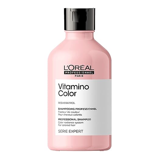 L'Oréal Professionnel Vitamino Color Shampoo For Coloured Hair, 300ML|Professional Color Protect Shampoo |Coloured Protection Shampoo with UV Protection