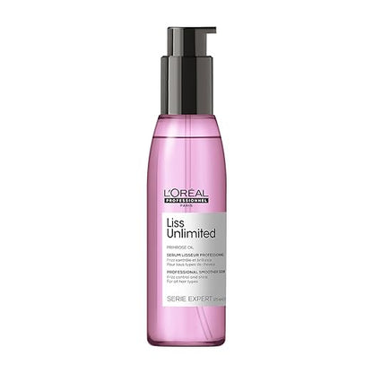 L'Oréal Professionnel Serie Expert Liss Unlimited Blow Dry Serum 125 Ml, For Frizz-Free Hair