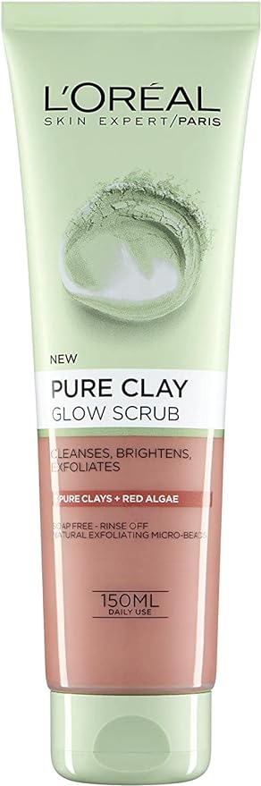 L'Oreal Paris Pure Clay Red Algae Glow Face Scrub 150 ml