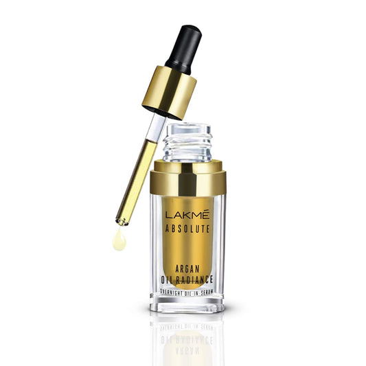 LAKMÉ Absolute Argan Oil Radiance Overnight Oil-in-Serum, 15ml