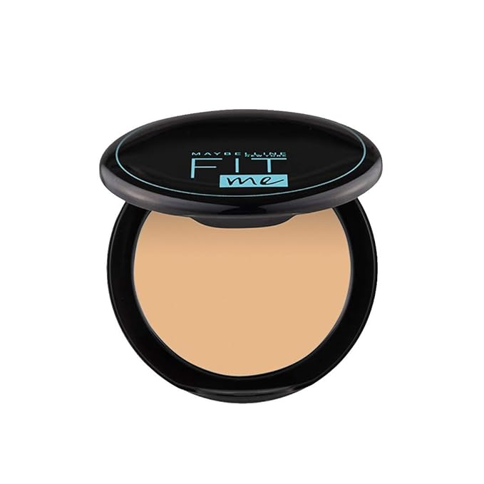 Maybelline New York Compact Powder, With SPF to Protect Skin from Sun, Absorbs Oil, Fit Me, 330 Tofee, 8g