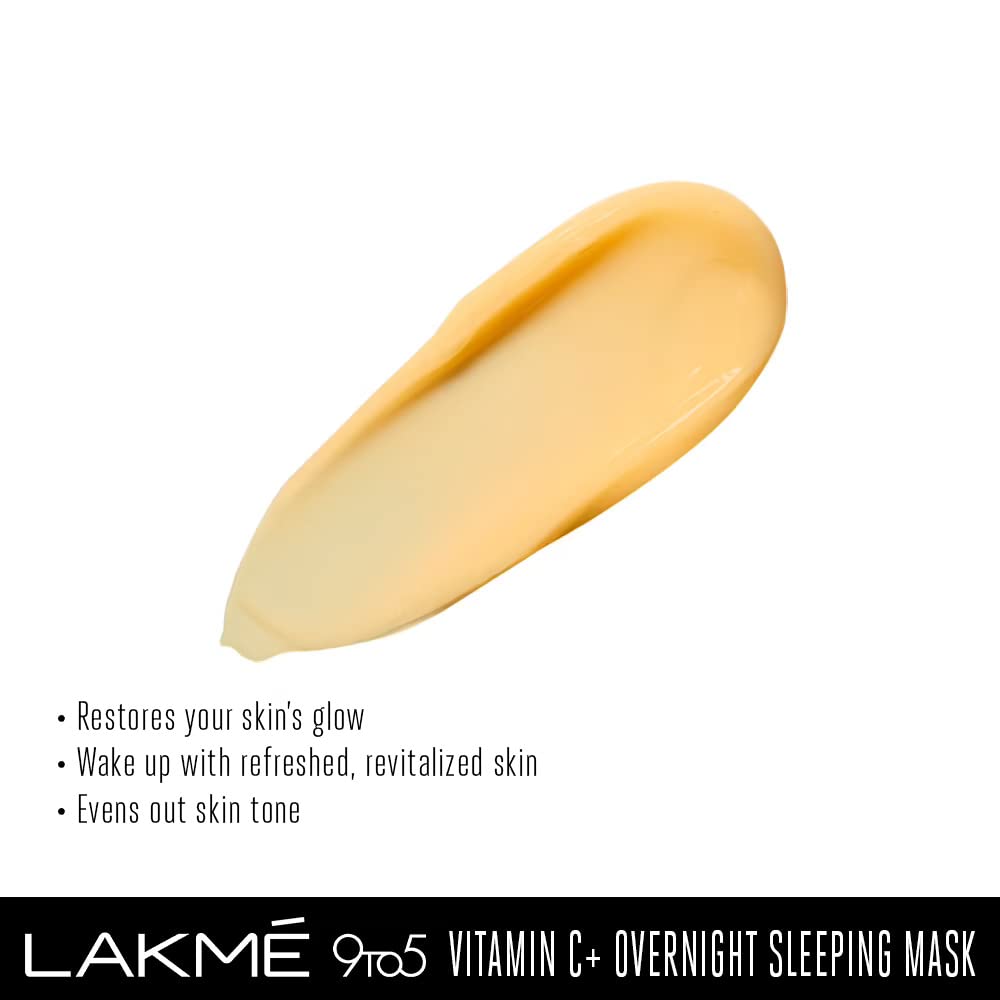 Lakme 9 to 5 Vit C+ Over night Sleepng Mask 50g