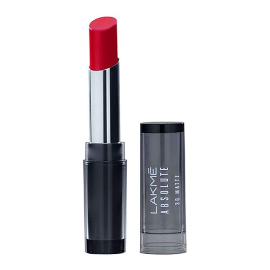 Lakme Absolute 3D Lipstick, Red Carnival, 3.6 g