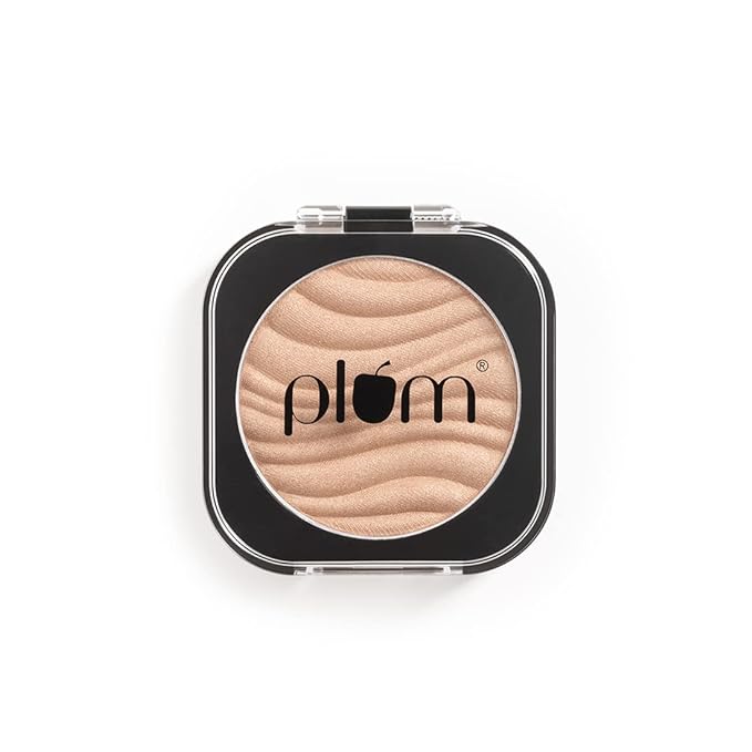 Plum There You Glow Highlighter | Highly Pigmented | Effortless Blending | 100% Vegan & Cruelty Free | 121 - Champagne Pearl