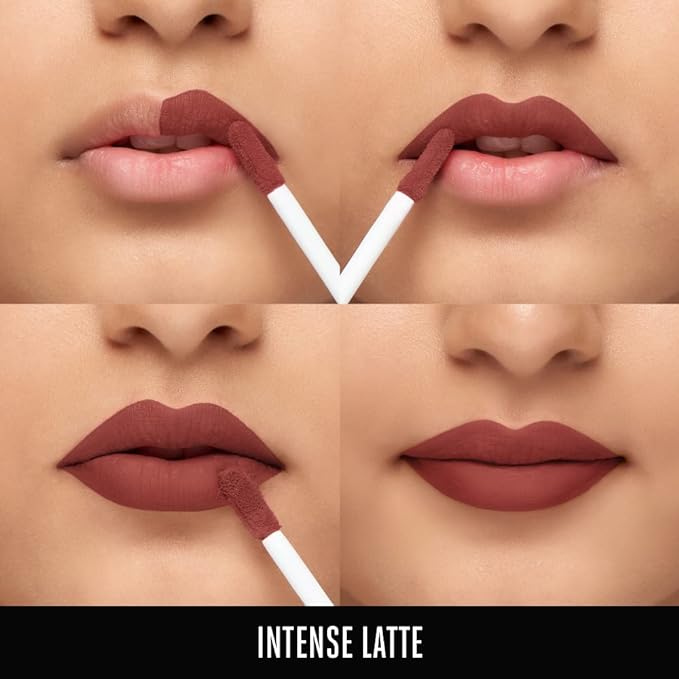 Lakmé 9to5 Primer + Matte Liquid Lip Color MB2 Intense Latte