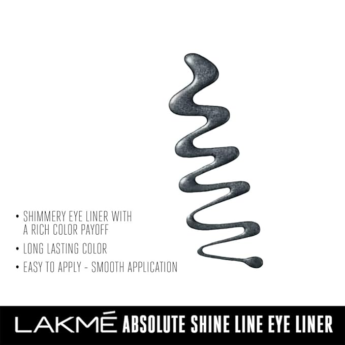 Lakmé Absolute Shine Line Eye Liner, Gray, 4.5ml