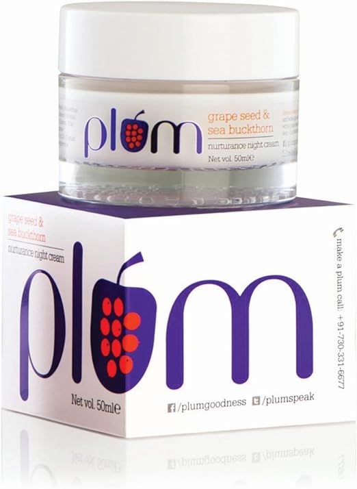 Plum Grape Seed And Sea Buckthorn Nurturance Night Cream, 50 ml