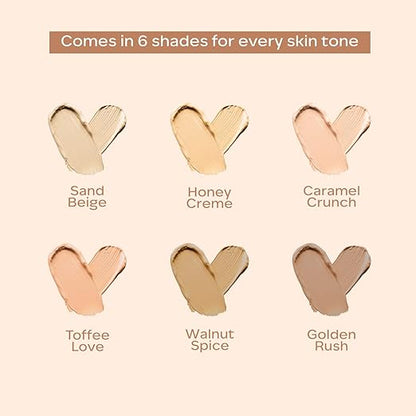 FACES CANADA High Cover Concealer - Sand Beige 01, 4ml | High Coverage Liquid Concealer | Blends Easily | Natural Finish | Covers Spots, Blemishes & Dark Circles | With Shea Butter & Vitamin E