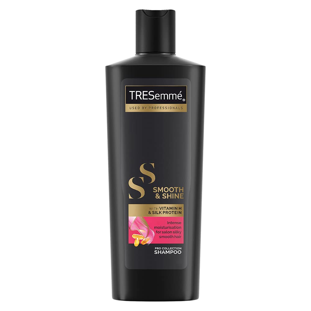 TRESemme Smooth & Shine Shampoo 580 ml, With Biotin & Silk Proteins For Silky Smooth Hair - Moisturises Dry & Frizzy Hair, For Men & Women