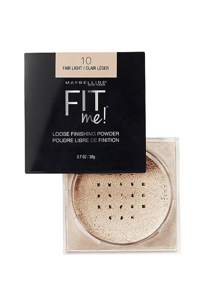 Maybelline New York Fit Me Loose Finishing Powder (10 Fair Light, 0.7oz)