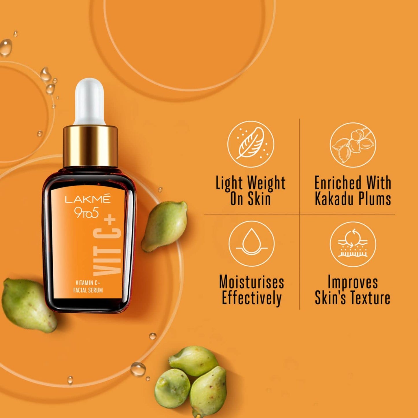 LAKMÉ 9 To 5 Vitamin C+ Serum (15 ml)