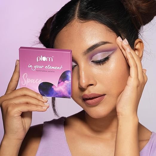 Plum In Your Element Eyeshadow Palette | Super Pigmented | Easy to Blend | 6-in-1 Palette | 05 Space