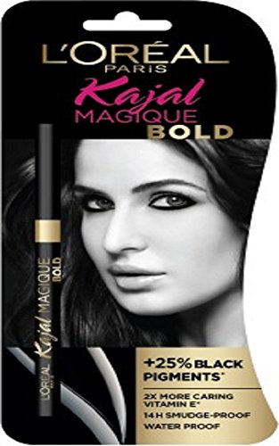 Pack of 2 L'Oreal Paris Kajal Magique, Bold & Black 0.35g Combo