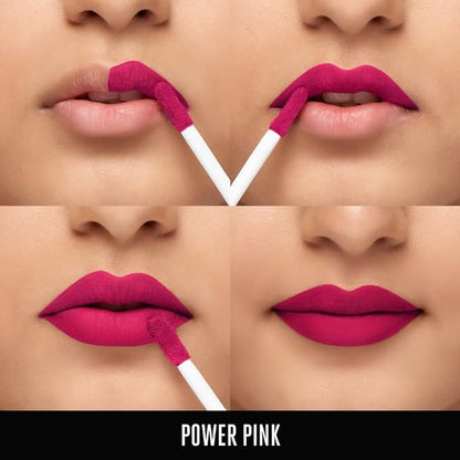 Lakmé 9to5 Primer + Matte Liquid Lip Color MP2 Power Pink