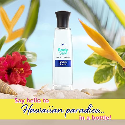 Plum BodyLovin' Hawaiian Rumba Eau De Parfum | Beachy Fragrance for Women | Long-lasting perfume | 100% Vegan | Paraben & Phthlate Free