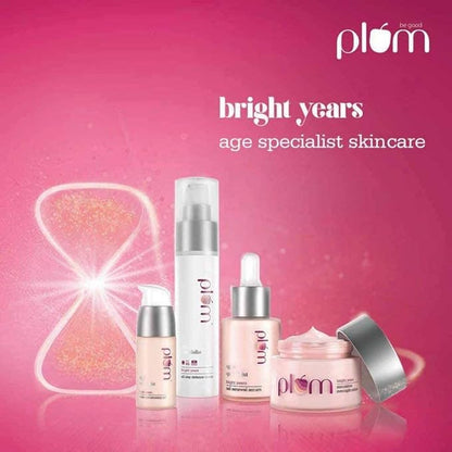 Plum Bright Years Cell Renewal Serum| Ultra-hydrating Serum | For All Skin Types | 100% Vegan, Cruelty Free | 30ml