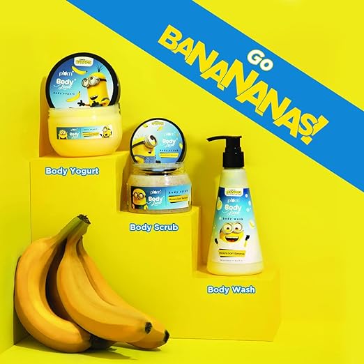 Plum BodyLovin’ Minions Goin’ Bananas Body Yogurt | Lightweight Hydration | Instant Cooling | Bananas Fragrance