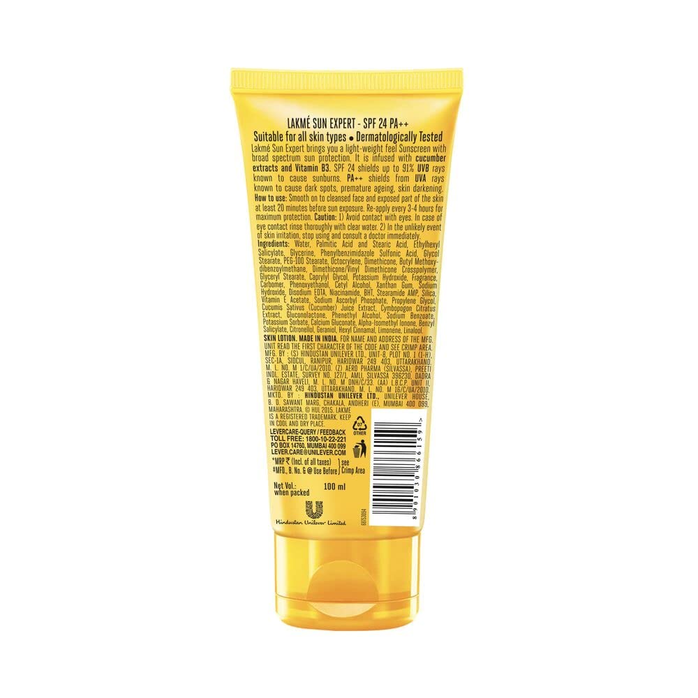 LAKMÉ Sun Expert SPF 24 Ultra Matte Lotion, 100 ml