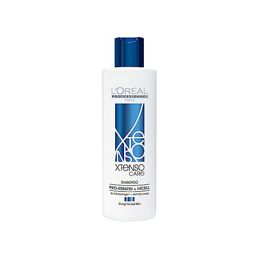 Pack of two L'Oréal Professionnel Absolut Repair Shampoo With Protein And L'Oréal Professionnel Xtenso Care Shampoo For Straightened Hair, 250 ML