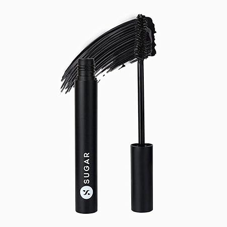 SUGAR Cosmetics - Lash Of The Titans - Volumizing Mascara - 01 Black With A Bang (Black Mascara) - Lightweight, Smudgeproof Mascara for Volume