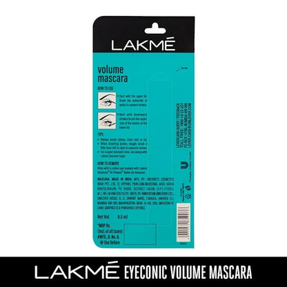 LAKMÉ Eyeconic Volume Mascara, 8.5ml