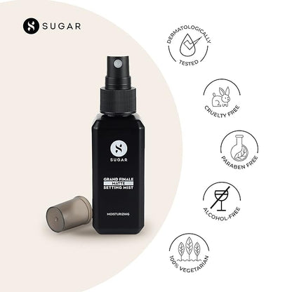 SUGAR Cosmetics - Grand Finale - Matte Setting Mist - 50 ml - 2-in-1 Setting Mist - For Longlasting Makeup and Sun Protection - Paraben Free