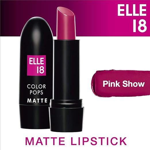 Elle 18 Combo of Color Pop Matte Lip Colour (Pink Kiss and Pink Show, 4.3 g)