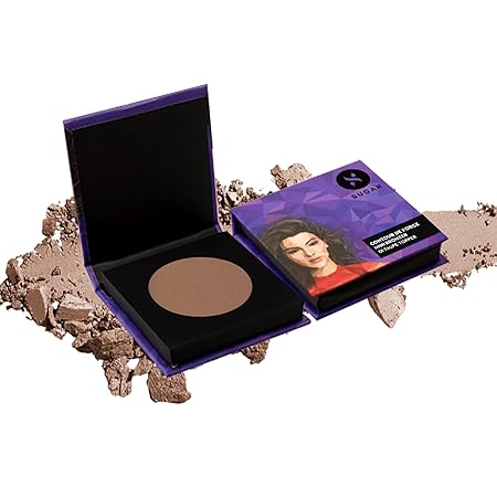 SUGAR Cosmetics - Contour De Force - Mini Bronzer - 02 Woody Wonder (Warm Brown Bronzer) - Lightweight, Contour Bronzer with Matte Finish