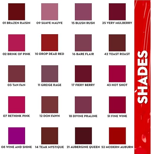 SUGAR Cosmetics Smudge Me Not Liquid Lipstick - 52 Modern Auburn (Flamenco Red / Deep Red with Blue Undertone) 4.5 ml Ultra Matte Liquid Lipstick, Transfer-proof and Waterproof, Lasts Up to 12 hours