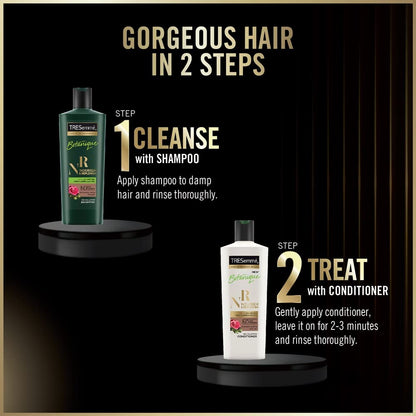 TRESemme Botanique Nourish & Replenish Shampoo 580 ml, With Olive & Camellia Oil for Frizz Control & Hair Growth, Paraben Free, Smoothens Dry Hair