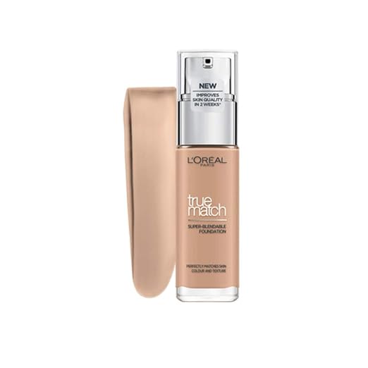 Roll over image to zoom in L'Oreal Paris True Match Super Blendable Matte, Natural Liquid Foundation (Rose Beige 3R3C3K, 30ml) Matte & Natural Finish