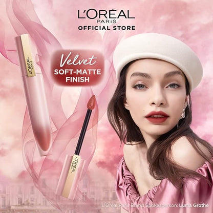 Loreal L'Oreal Paris Chiffon Signature Liquid Lipstick - 129 Lead, 7 ml