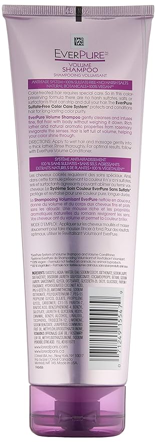 L'Oreal Paris EverPure Volume Shampoo 8.5-Fluid Ounce