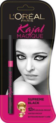 Pack of 2 L'Oreal Paris Kajal Magique, Bold & Black 0.35g Combo