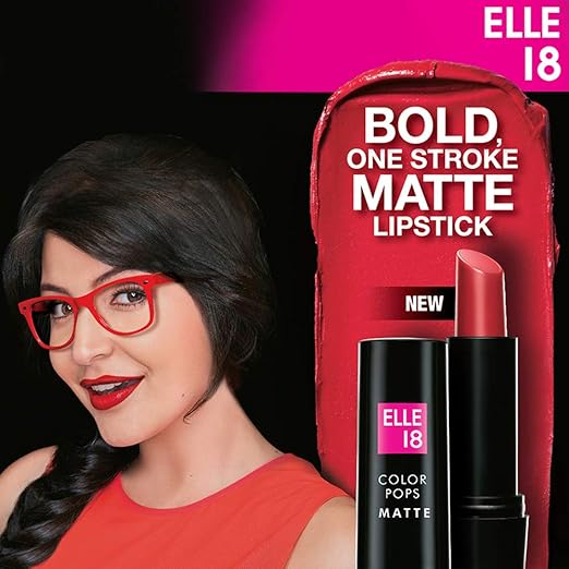 Elle18 Color Pops Matte Lip Color, First Love, 4.3 g