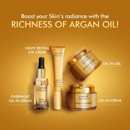 Lakme Absolute Argan Oil Radiance Oil-In Gel, 50 g