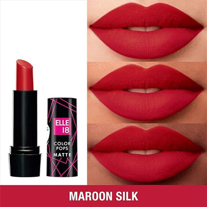 Elle18 Lipstick Maroon Silk (Matte)